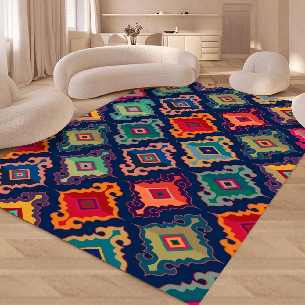 Navak Carpet Daily Picks Disney Living Room Carpet Persian Style Art Tea Room Carpets Soft Washable Balcony Rug Luxury Retro Bedside Rugs Tapis