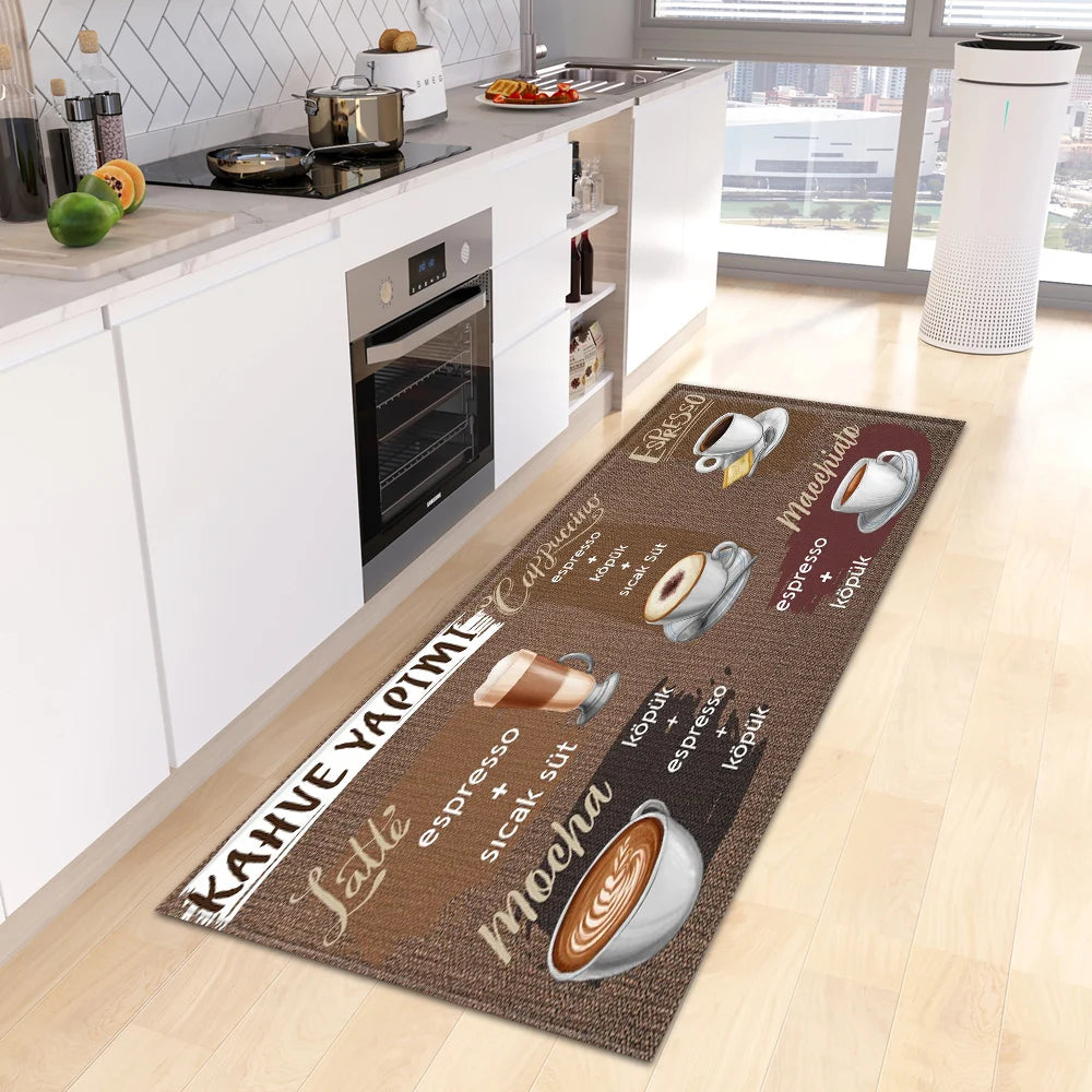 Navak Carpet Kitchen Rug Durable Home Entrance Doormat High-end Kitchen Mats for Floor Waterproof House Hold Washable Non-slip Large Carpet