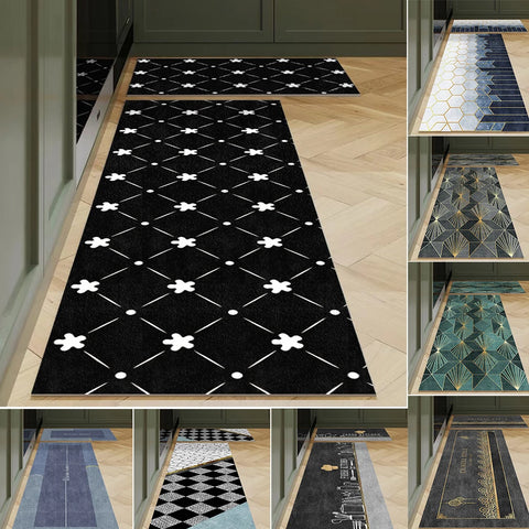Navak Carpet Polyster Kitchen Carpet Mats for Floor Bedroom Living Room Area Rug Soft Washable Carpet Anti Slip Bathroom Entrance Doormat