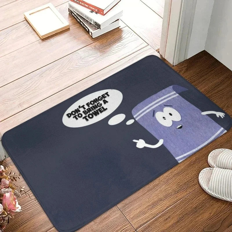 Navak Carpet Don't To Bring A Towelie Bathroom Non-slip Entrance Doormat Home Floor Decor Indoor Welcome Mat Corridor Balcony Long Rug Carpet