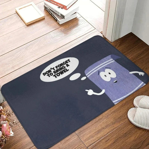 Navak Carpet Don't To Bring A Towelie Bathroom Non-slip Entrance Doormat Home Floor Decor Indoor Welcome Mat Corridor Balcony Long Rug Carpet