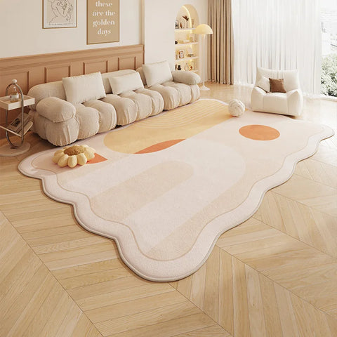 Navak Carpet Exclusive Picks Dopamine Patchwork Imitation Cashmere Rug Comfort Washable Living Room Sofa Rug Bedroom Rug Recliner Chair Rug Home Decor