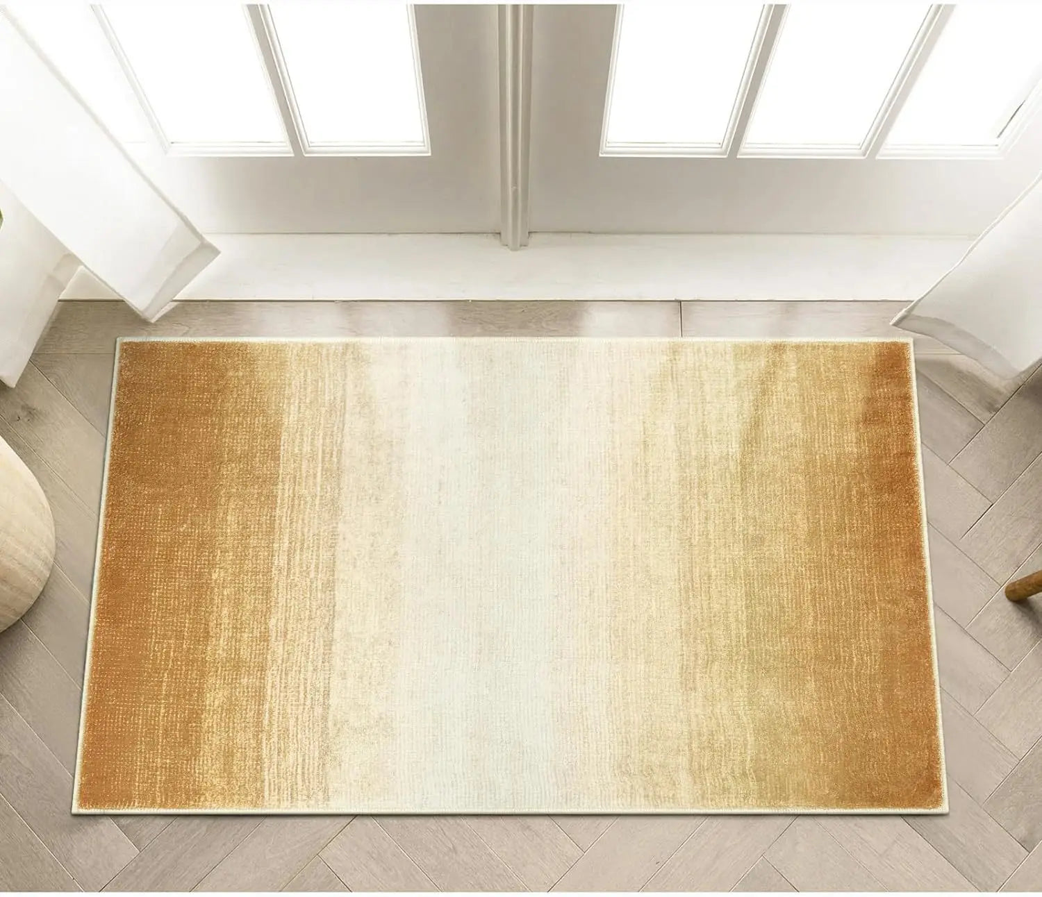 Navak Carpet Exclusive Picks 1PC Modern Gradient Crystal Velvet Carpet Cute Girl Room Decoration Blanket Non-Slip Entrance Doormat Home Decoration