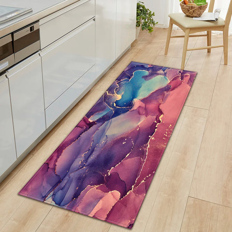 Navak Carpet Kitchen Bath Foot Mat Home Living Room Balcony Bedroom Bedside Floor Decor Long Carpet House Hallway Entrance Door Anti-Slip Rug