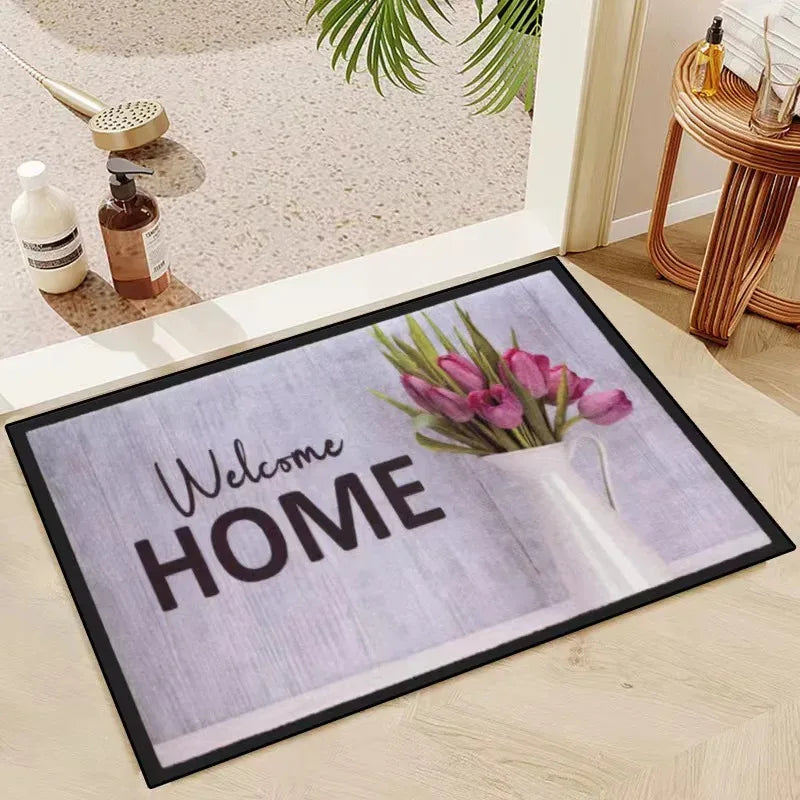 Navak Carpet Crystal Pile Carpet Living Room Bedroom Kitchen Entryway Non-Slip Absorbent Washable Mat Rectangular Floor Rug Mat