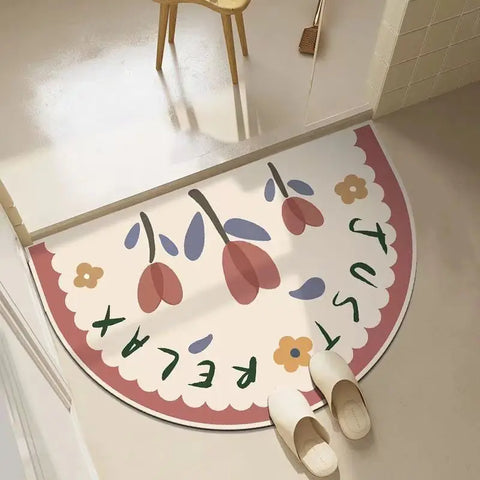 Navak Carpet Exclusive Picks Cartoon Bathroom Non-slip Floor Mats Entrance Faux Cashmere Floor Rug Bedroom Bathroom Non-slip Floor Mat Home Decoration