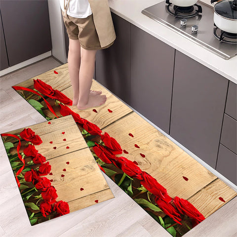 Navak Carpet Kitchen Mat Carpet for Floor Home Entrance Doormat Bedroom Living Room Decor Bedside Rug Hallway Balcony Bathroom Anti-Slip Mat
