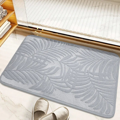 Navak Carpet Absorbent Non-slip Bathroom Rug Memory Cotton Bathrooms Floor Rugs Bath Mat Living Room Bedroom Kitchen Home Carpet