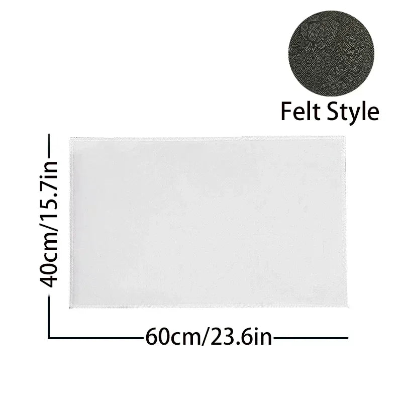 Navak Carpet 1Pc Floral Letter Print Welcome Doormat Anti-Slip Bath Rug Fade Resistant Kitchen Garden Floor Mat Washable Home Decor Carpets