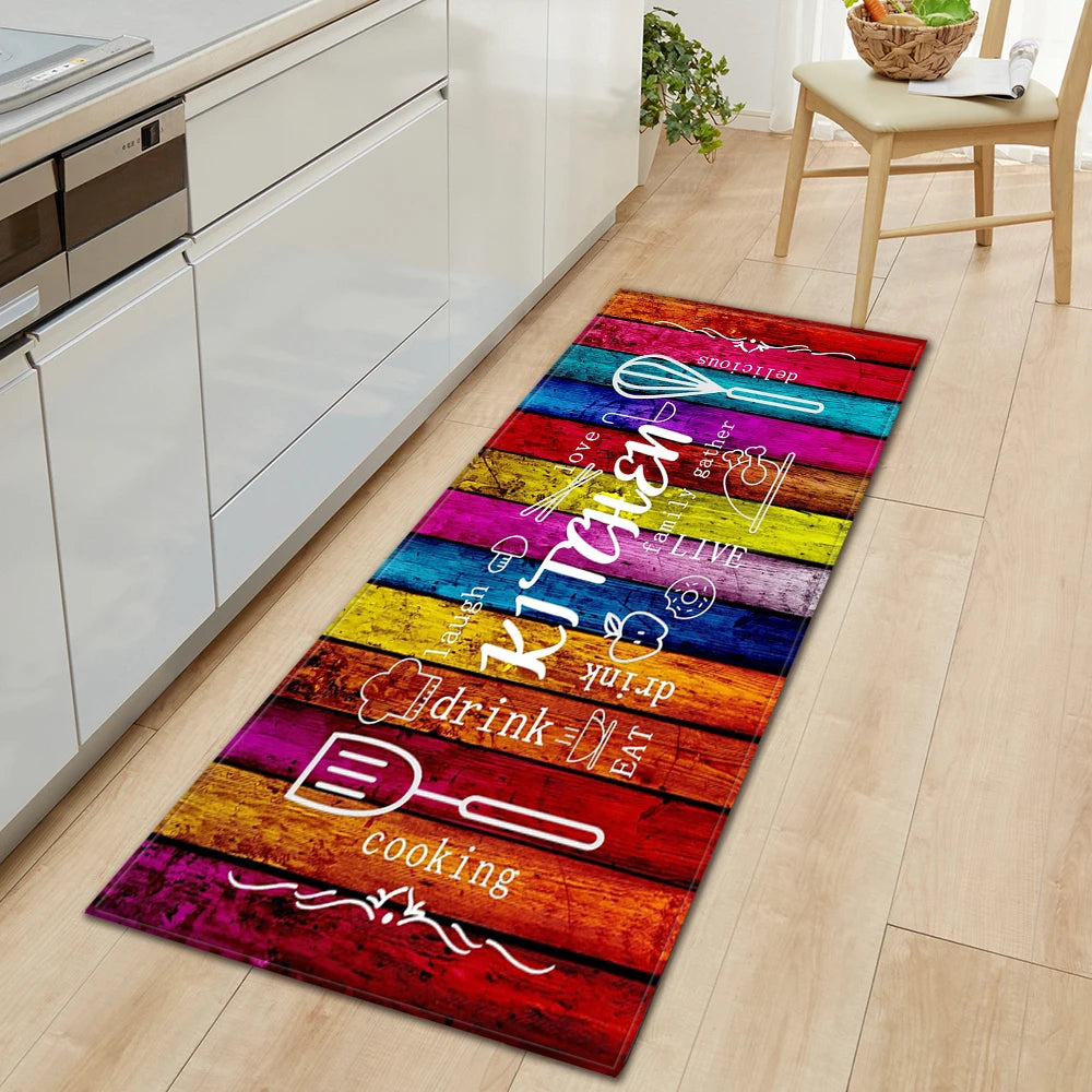 Navak Carpet Kitchen Mat Entrance Doormat Home Living Room Hallway Decoration Carpet House Balcony Bath Door Bedroom Floor Non-Slip Foot Rug