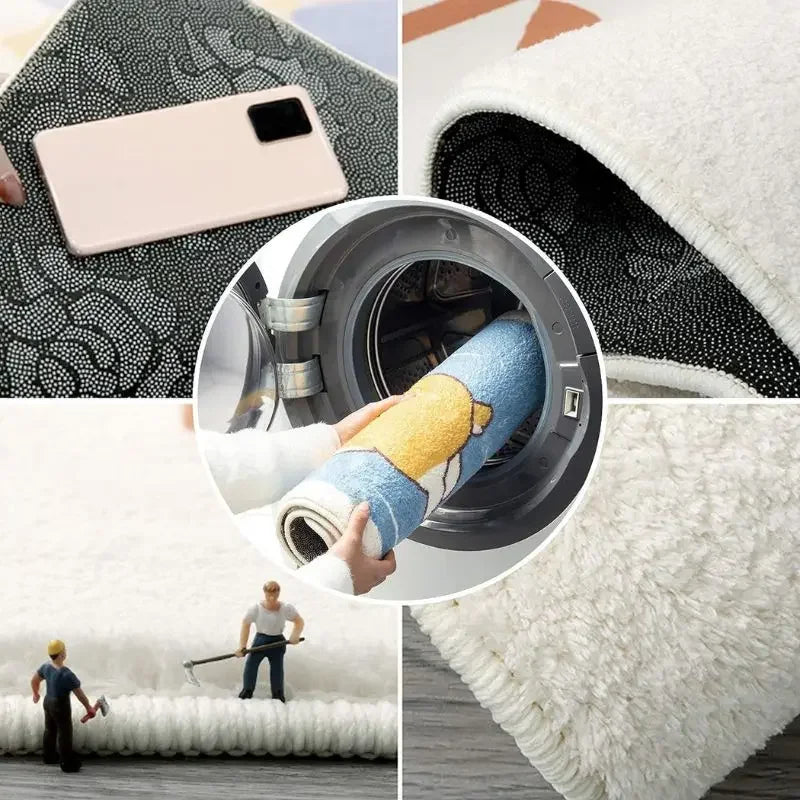 Navak Carpet Exclusive Picks Cool Racing Car Carpet Insulated and Warm Bedroom Decorative Bedside Rug Corridor Hallway Wardrobe Mat Home Decor