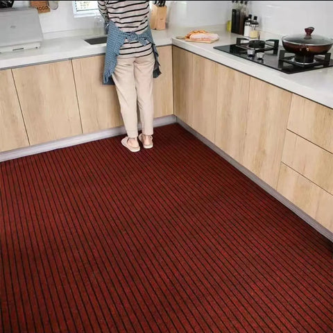 Navak Carpet Anti Slip Kitchen Mat Floor Carpet Full Coverage DIY Absorb Oil Kitchen Doormat Long Hallway Runner Rug Entrance Easy To Clean