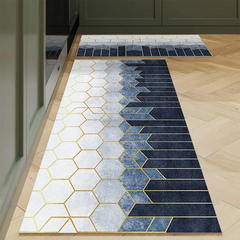 Navak Carpet Polyster Kitchen Carpet Mats for Floor Bedroom Living Room Area Rug Soft Washable Carpet Anti Slip Bathroom Entrance Doormat