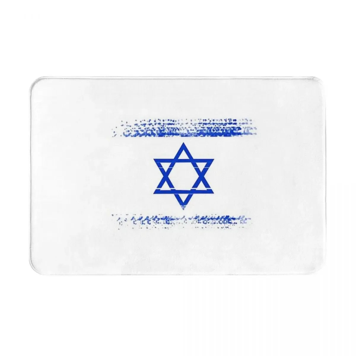 Navak Carpet Israel Flag Anti-slip Doormat Floor Mat Sand Scraping Carpet Rug for Kitchen Entrance Home Bathroom Living room Footpad Mats