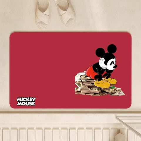 Navak Carpet Daily Picks DISNEY Mickey  Floor Mat Bedroom Decoration Balcony Doormat Living Room Rug Rugs Kitchen and Bathroom Doorway Decoration