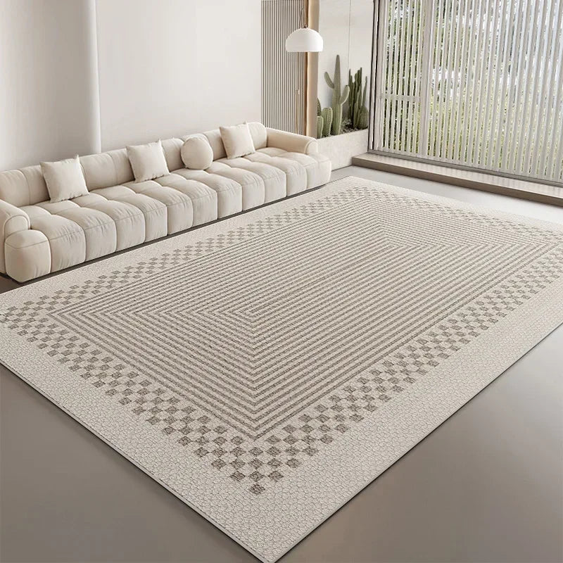 Navak Carpet Exclusive Picks Creme Style Bedroom Carpet Simply Bed Table Cushion Rug Light Luxury Living Room Full Sofa Coffee Home Decoration