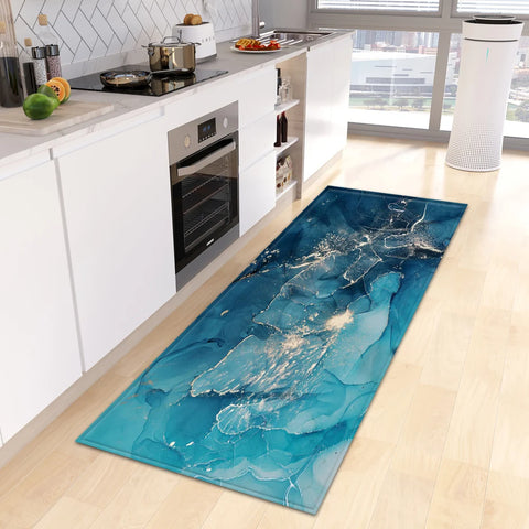 Navak Carpet Entrance Doormat Kitchen Carpet Bedroom Floor Balcony Decoration Long Rug Custom Made Home Bath Door Hallway Anti-Slip Foot Mat