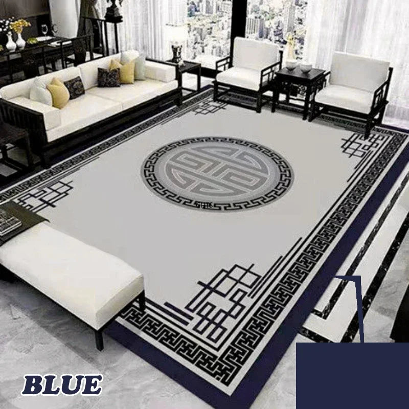 Navak Carpet New Chinese Style Decoration Home Carpets for Living Room Large Bedroom Rug Dining Room Decor Coffee Tables MAT Machine Washable