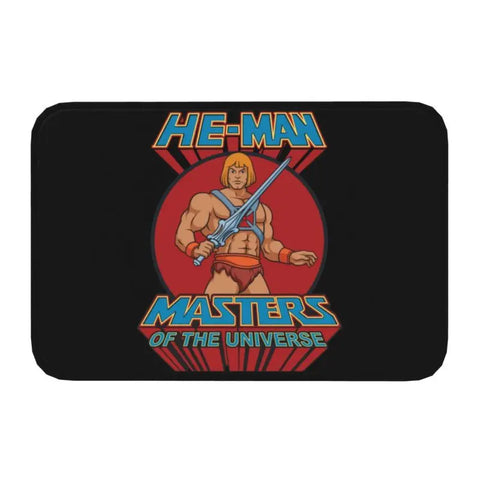 Navak Carpet Trap Door Masters of The Universe Doormat Anti-Slip Bath Kitchen Mat He Man Welcome Garage Door Floor Entrance Carpet Rug