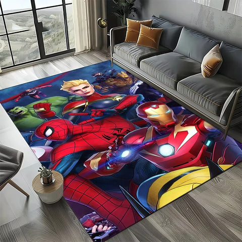 Navak Carpet Daily Picks 27 Style Cartoon Marvel SpiderMan Avengers Rug Carpet for Living Room Bedroom Home Decor Perfect Floor Mat for Any Space