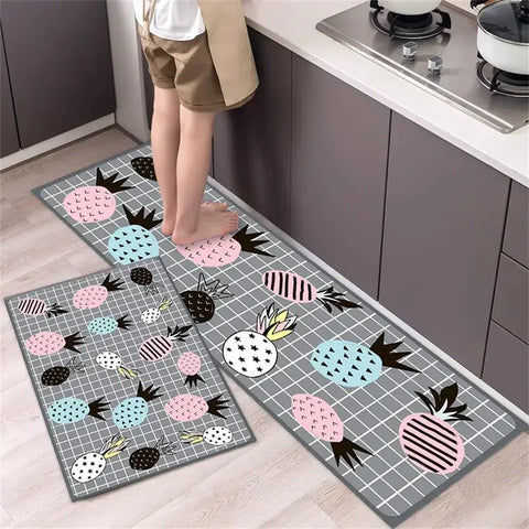 Navak Carpet Kitchen Carpet Mats for Floor Bedroom Living Room Long Bedside Area Rug Soft Washable Carpet Anti Slip Bathroom Entrance Doormat