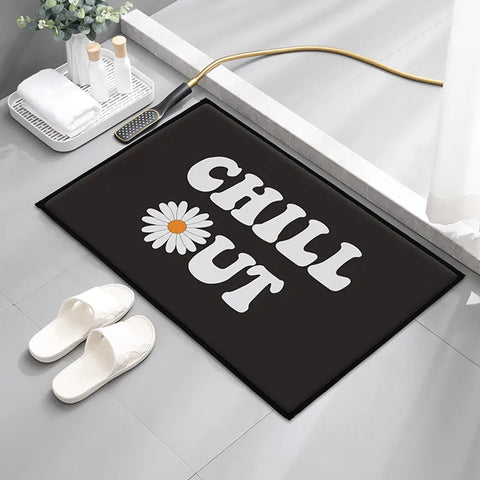 Navak Carpet Crystal velvet door mat, non-slip bathroom mat, absorbent machine washable balcony mat; bedroom carpet