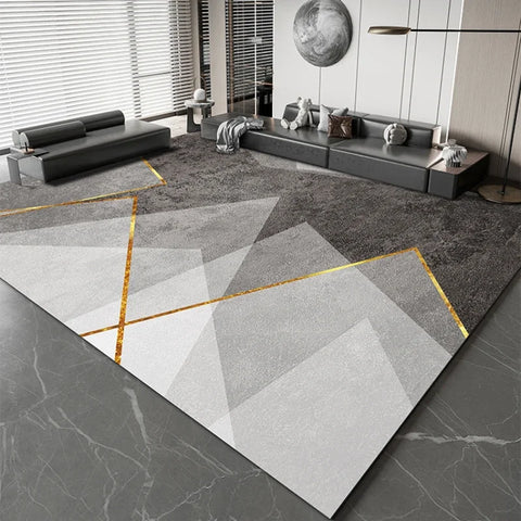 Navak Carpet Light Luxury Study Rug Large Area Nordic Style Carpets for Living Room Minimalist Bedroom Decor Bedside Carpet Home Washable Mat