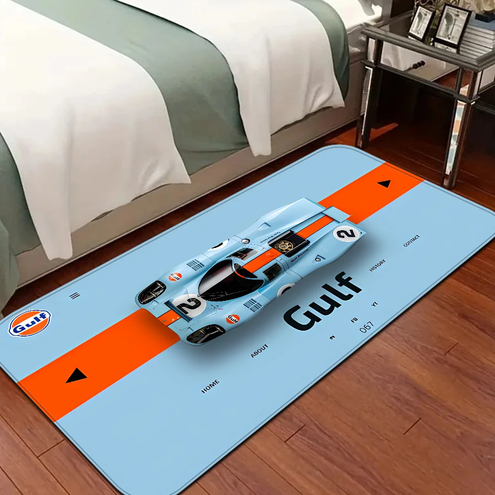Navak Carpet G-Gulf Racing Car Room Mats er Anti-slip Modern Living Room Balcony Printed Welcome Rug