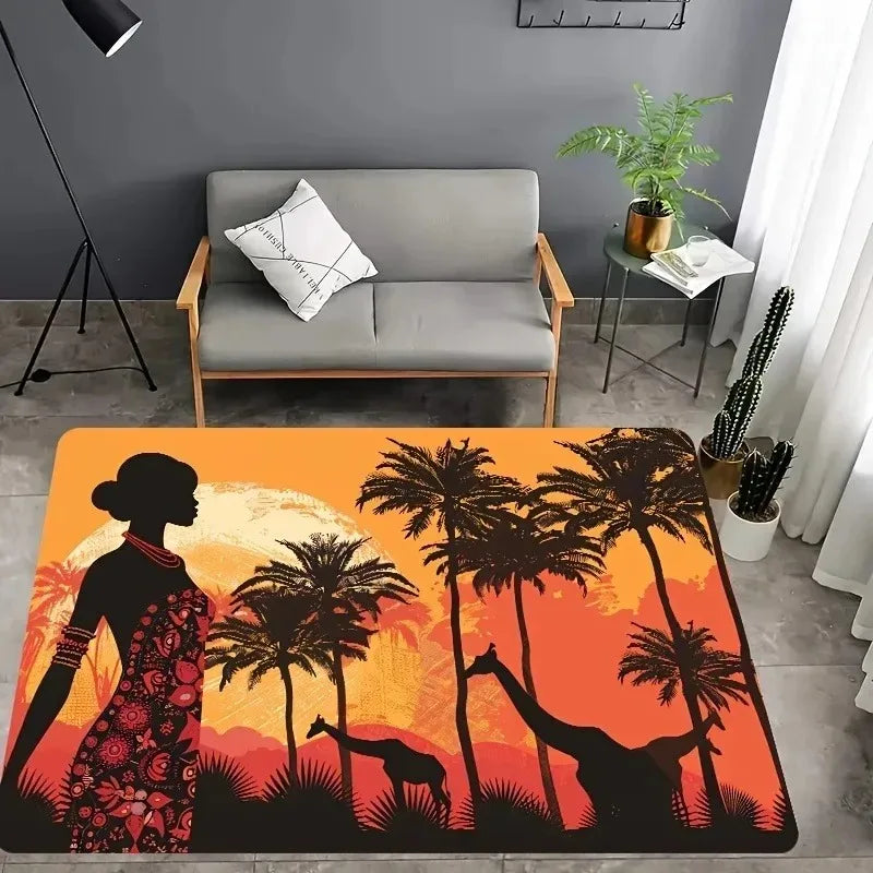 Navak Carpet 1PC 3D pattern Landscape Door Mats Kitchen Rugs Non-Slip Pop design Bathroom Rugs Bath Mat Carpet for Home Sink Laundry Decor