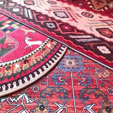 Navak Carpet Persian Retro Runners Carpet Villa Hall Corridor Rugs Apartment Passageway Non-slip Rug Hotel Stairs Decoration Floor Mat Custom