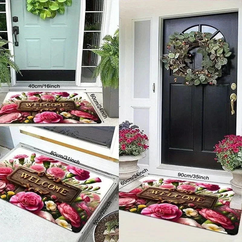Navak Carpet 1PC Lemon Pattern Kitchen Rugs Non-Slip Door Mats Pop arts design Living room Rugs Bath Mat Carpet for Home Sink Laundry Decor