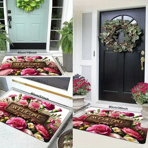 Navak Carpet 1PC Lemon Pattern Kitchen Rugs Non-Slip Door Mats Pop arts design Living room Rugs Bath Mat Carpet for Home Sink Laundry Decor