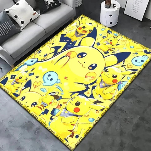 Navak Carpet Daily Picks Pokemon Cartoon Carpet Rug Living Room Bedroom Decoration Picnic Camp Kitchen Carpet Crawling Carpet Decoration