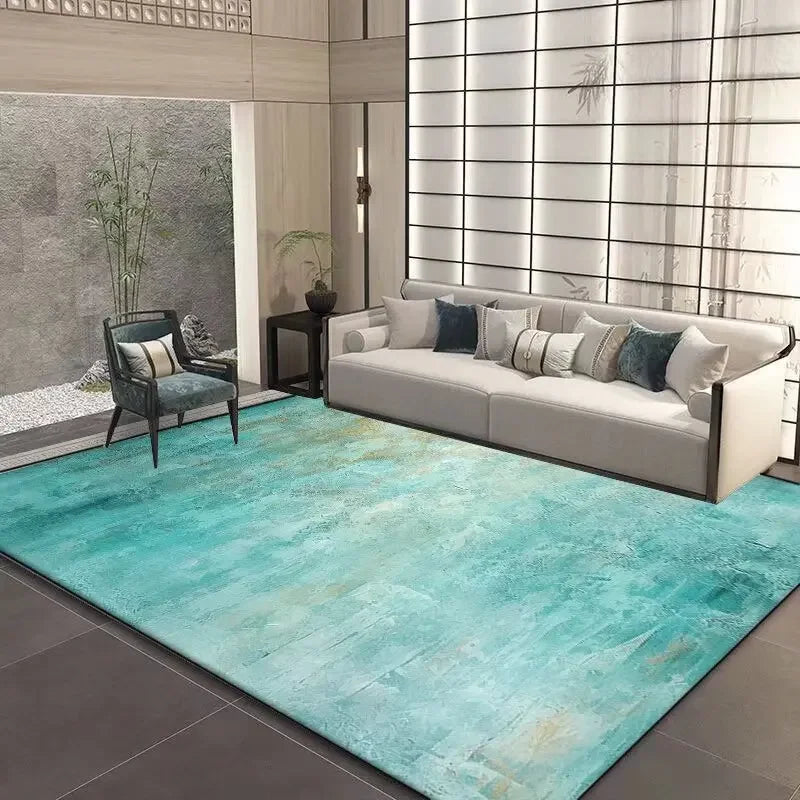 Navak Carpet Nordic Luxury Style Living Room Carpet Abstract Bedroom Decor Large Rugs Washable Non-slip Elastic Office Floor Mat Comfortable