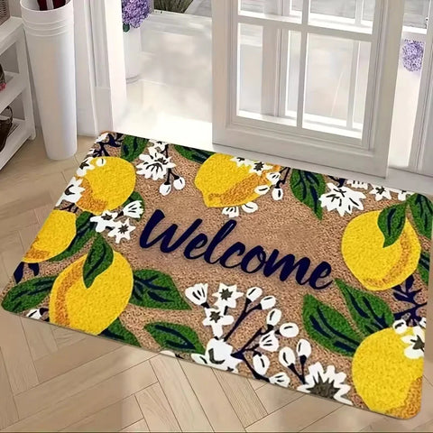 Navak Carpet Red Love Welcome Doormat Kitchen Rug Bathroom Mat Washroom Floor Mat Carpet for Entrance Door Door Mat Funny Home Decoration