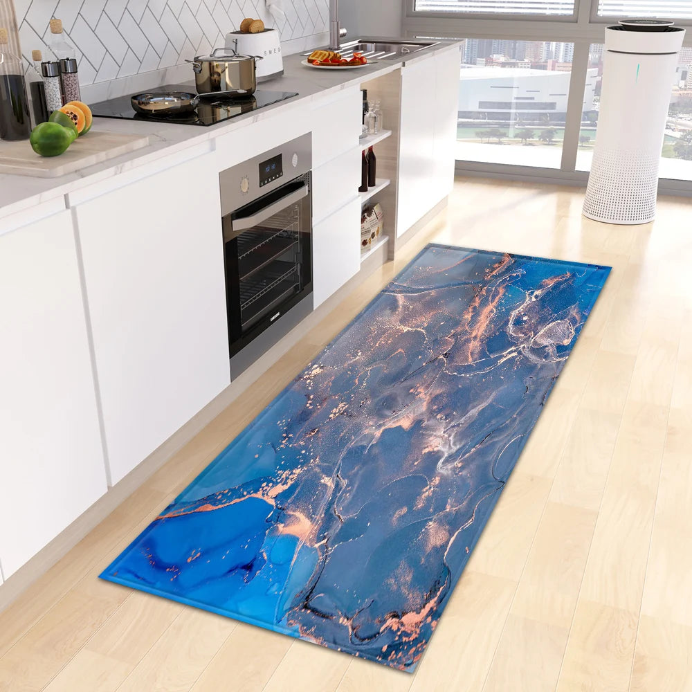 Navak Carpet Entrance Doormat Kitchen Carpet Bedroom Floor Balcony Decoration Long Rug Custom Made Home Bath Door Hallway Anti-Slip Foot Mat