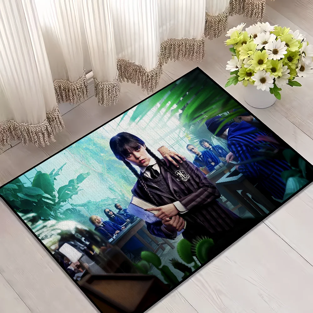 Navak Carpet horror movie W-WednesdayS-2 small carpet Rug Carpet Home Decor Bedroom Mat Hallway Balcony Carpet Entrance Doormat Decoration