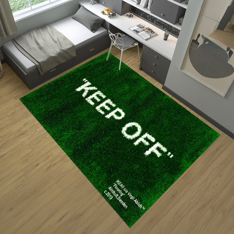 Navak Carpet Keep Off Rug Green Rug Grass Pattern Rug Modern Rug Runner Rug Home Decor Area Rug Aesthetic Rug Rugs for Living Room