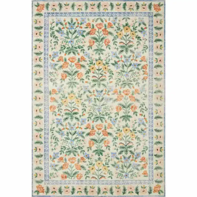 Navak Carpet Palace Princess Beige Carpet for Living Room Elegant Persian Ethnic Style Rug Boho Home Bedroom Bedside Decor Non Slip Floor Mat