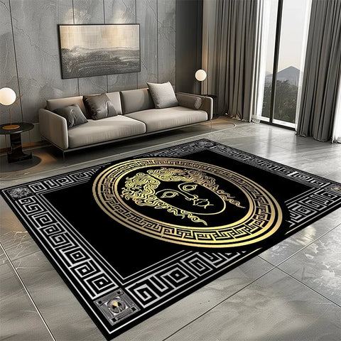 Navak Carpet Modern Luxury Carpet for Living Room Fashion Design Big Size Rugs Cloakroom Non-slip Floor Mats Bedroom Bedside Soft Carpets