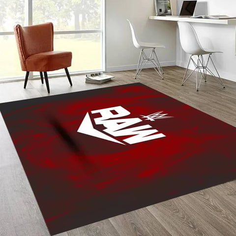 Navak Carpet Wrestling Sports W-Wwe Printed Carpet Non -slip Carpet Bedroom Decor Carpet for Living Room Carpet Home Decor