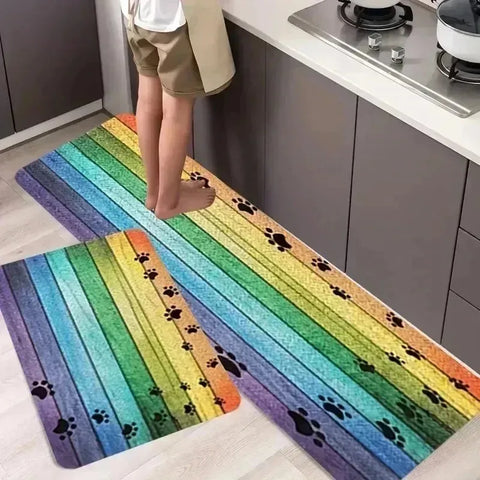 Navak Carpet 1PC Lemon Pattern Kitchen Rugs Non-Slip Door Mats Pop arts design Living room Rugs Bath Mat Carpet for Home Sink Laundry Decor