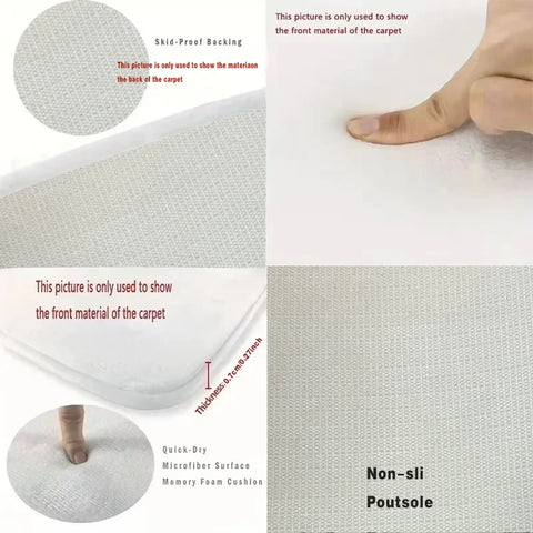 Navak Carpet Exclusive Picks Pebble Pattern Facecloth Floor Mat Ins Style Non-Slip Bathroom Entrance Living Room Three Floor Mats Home Decoration