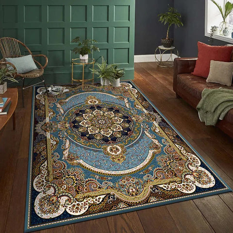 Navak Carpet Exclusive Picks American Persian Living Room Carpet Crystal Velvet 40*60CM Hotel Home Bedroom Carpeted Exotic Nationalities Windswept Rug