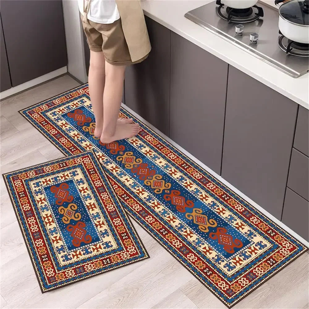 Navak Carpet Kitchen Carpet Mats for Floor Bedroom Living Room Long Bedside Area Rug Soft Washable Carpet Anti Slip Bathroom Entrance Doormat