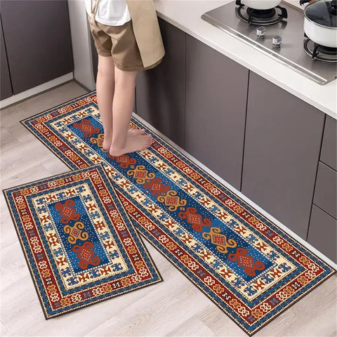 Navak Carpet Kitchen Carpet Mats for Floor Bedroom Living Room Long Bedside Area Rug Soft Washable Carpet Anti Slip Bathroom Entrance Doormat