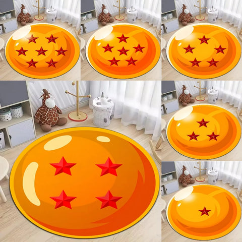 Navak Carpet Daily Picks Anime D-Dragon-Ball  Inspired Rug for Living Room Decor Bedroom Bedside Soft Carpet Sofa Mat Gaming Room Swivel Chair Mat