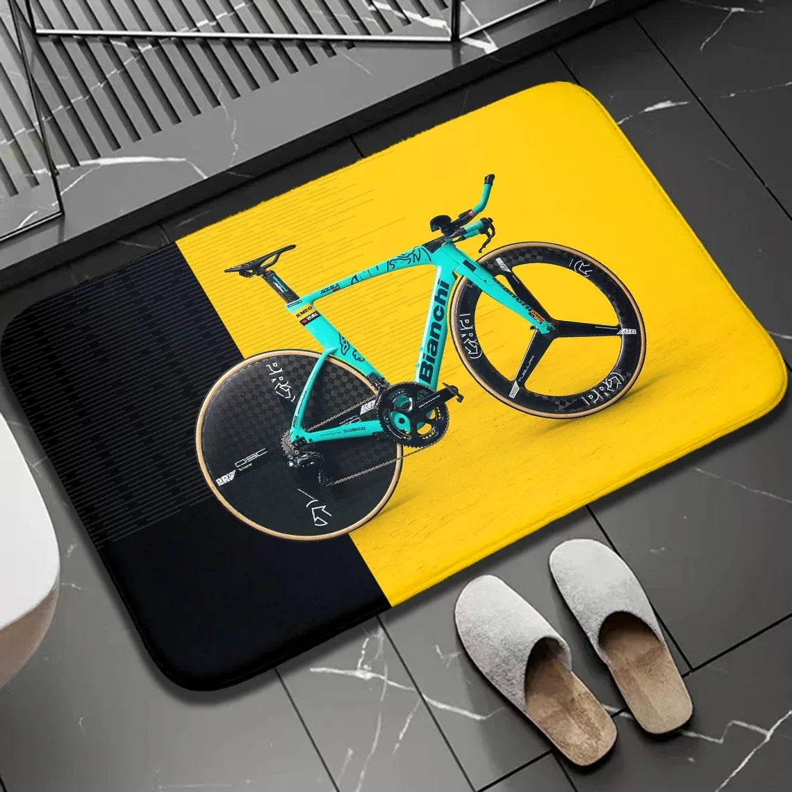 Navak Carpet 1Pc Bikers Indoor Outdoor Doormat Non Slip Bike Print Home Decor Carpet For Kitchen Bedroom Bath Foot Rugs Washabel Floor Mat