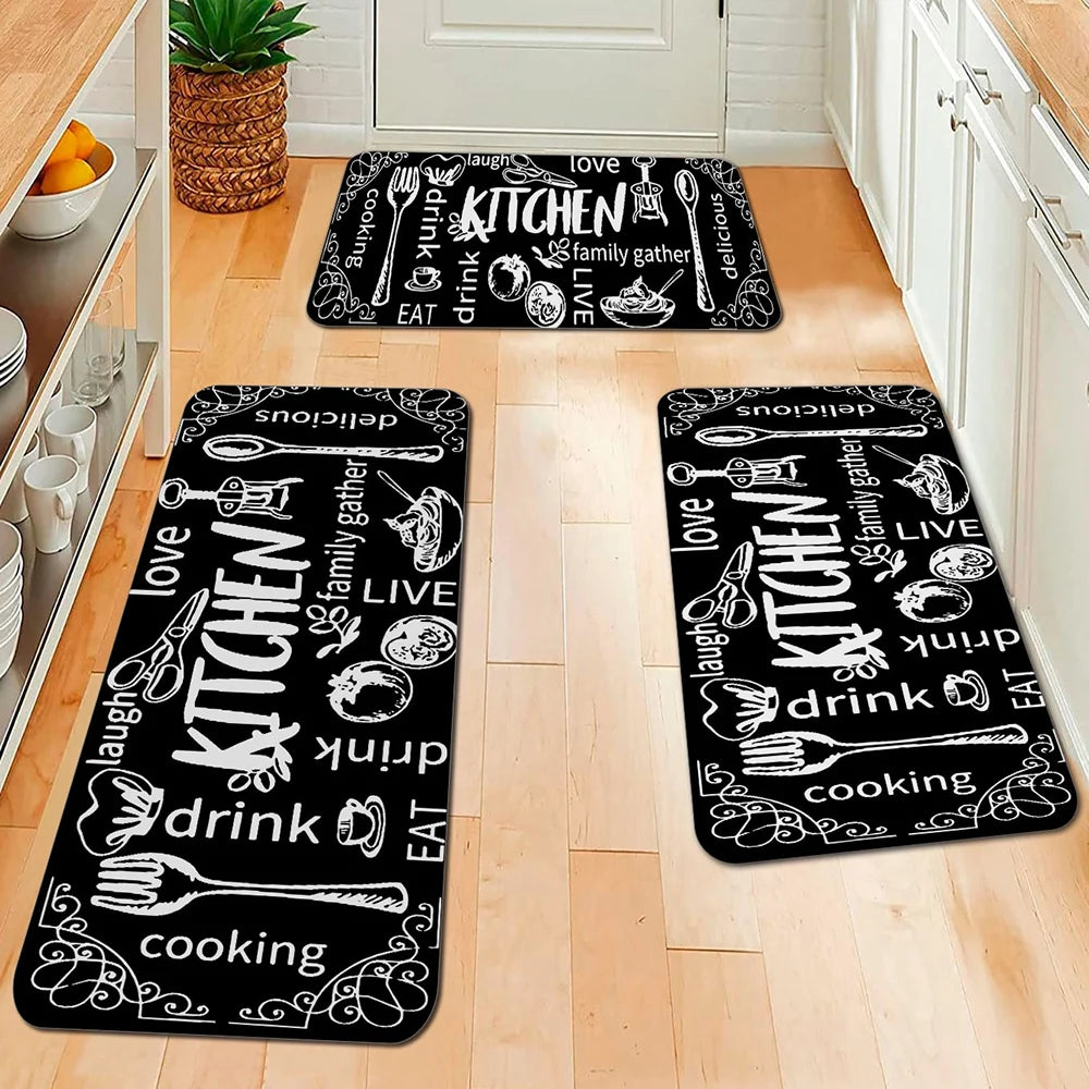Navak Carpet Kitchen Rug Durable Home Entrance Doormat High-end Kitchen Mats for Floor Waterproof House Hold Washable Non-slip Large Carpet