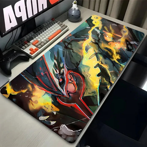Navak Carpet Green Dragon Clouds Mouse Pad XXL PC Japan Anime R-rayquaza Mousepad Laptop P-pokemons Gamer Keyboard Rug Cool Desk Mat Carpet